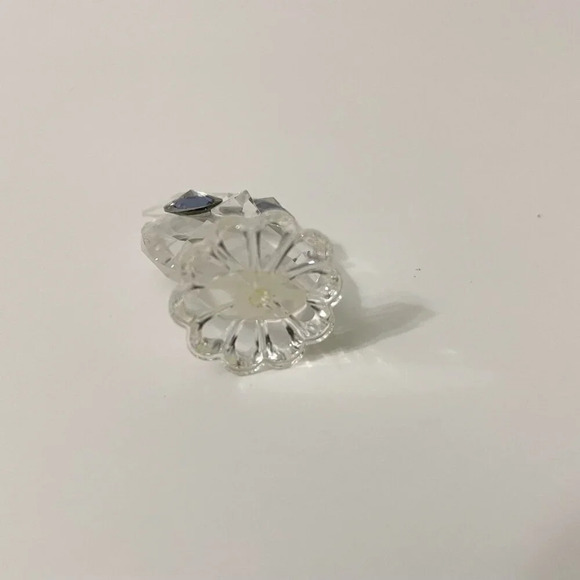 Crystal Glass Owl Figurine Miniature Figure 1.5 Inch - Picture 12 of 16